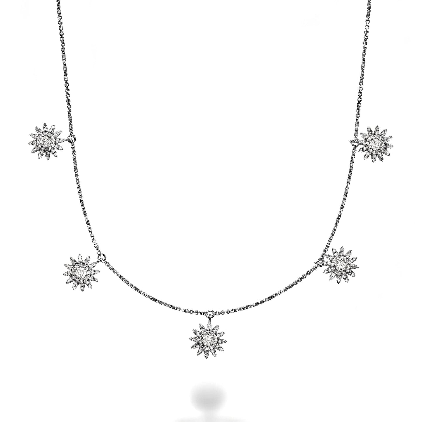 Diamond Sun Necklace