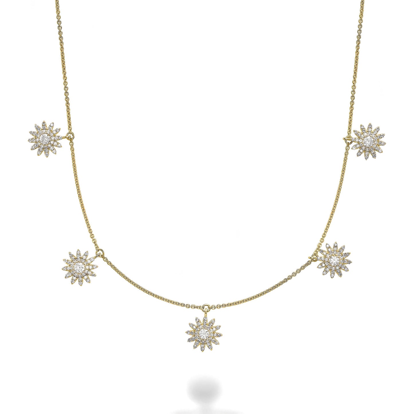 Diamond Sun Necklace