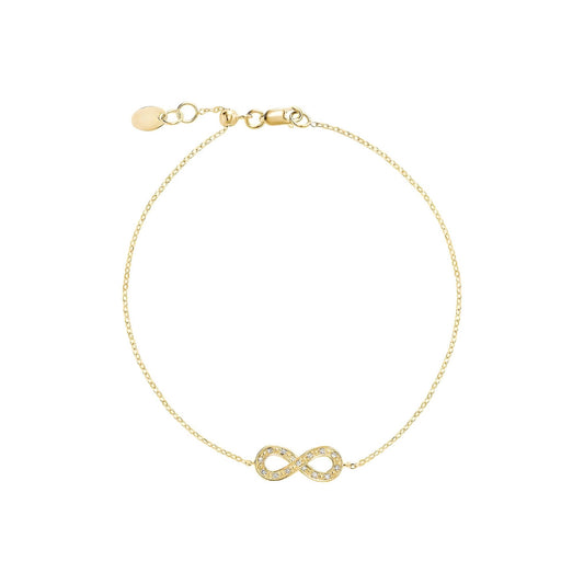 Infinity diamond bracelet