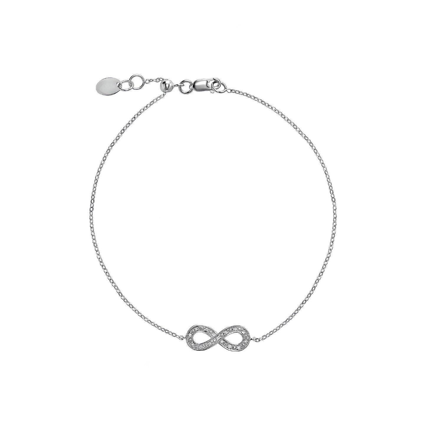 Infinity diamond bracelet